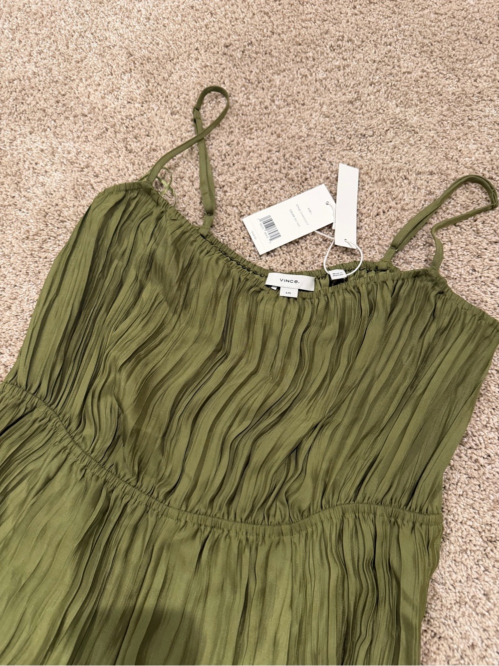 Vince crinkled cami dress - Picture 5 of 8